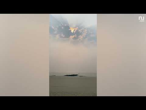 Thick smoke hangs over Spring Lake, N.J. due to Canadian wildfires