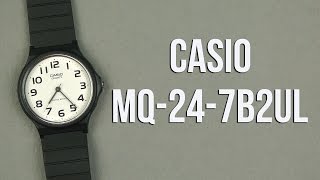 Casio Standard Analogue MQ-24-7B2UL - відео 2