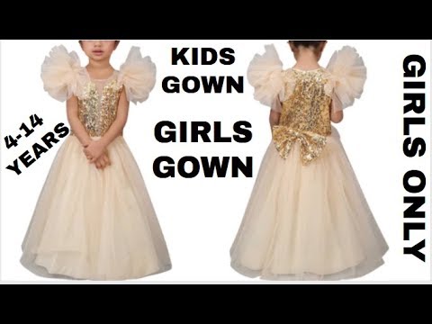 Party Wear Gown Dresses For Kids | Top Designer Gowns For Baby Girls | Kids Gown Designs Video