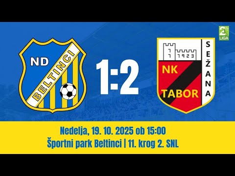 Vrhunci tekme, 11. krog 2. SNL: Beltinci Klima Tratnjek - Tabor Sežana 1:2 (0:1)