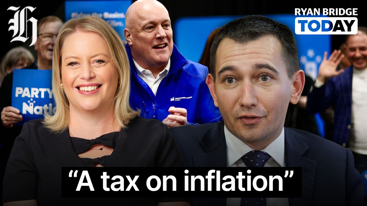 'A tax on inflation': National renews attack on Labour's capital gains policy | Ryan Bridge TODAY
