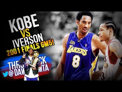 Allen Iverson vs Kobe Bryant LEGENDS Duel in 2001 Finals Game 5 - Kobe With 26 Pts, AI With 37!