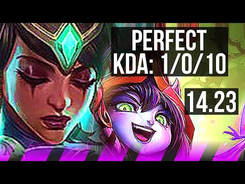 KARMA & Corki vs LULU & Alistar (SUP) | 1/0/10 | NA Grandmaster | 14.23