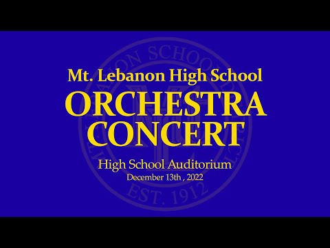 High School Orchestra Concert -  High School Auditorium - December 13th, 2022