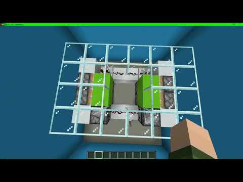 Minecraft - 2x2 Piston Floor, Compact (6x4x3h)