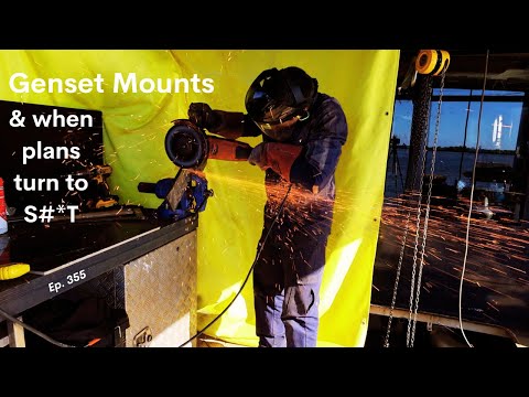 Genset Mounts  & when plans turn to S#-*T! - Project Brupeg Ep. 355