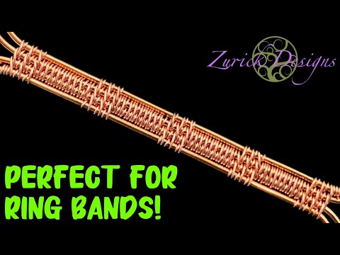 Wire Weaving Tutorial- Soumak/Modified Soumak Wire Weaving Pattern