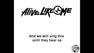 Never looking back/ Alive Like Me lyrics