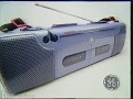 GE Confetti BoomBox Commercial 1989