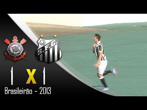 Veja o gol - Corinthians 1X1 Santos  (27/10/2013) - Brasileirão 2013