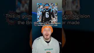 BAKER MAYFIELD TRADED TO THE CAROLINA PANTHERS 🚨 #shorts #nfl #nflfootball #sports #Panthers #Browns