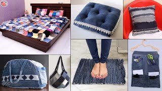 DIY Men's!!.. Old Jeans into Home Usefull Idea / Reuse / Recycle Old Jeans