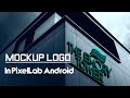 3D Logo Signage Wall Mock Up In PixelLab