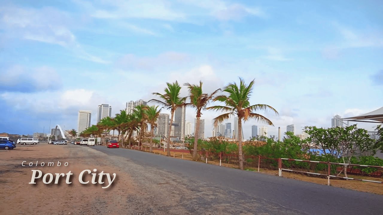 Experience a captivating glimpse of Port City Colombo.