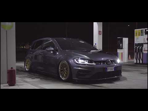 Night lovell / VW Golf mk7 facelift R-Line 2018 | Rotiform LSR | Airlift performance