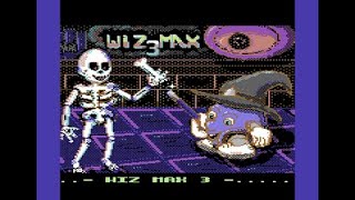 COMMODORE 64 += WIZ MAX 3 =+ WALKTHROUGH - FULL GAME PLAY
