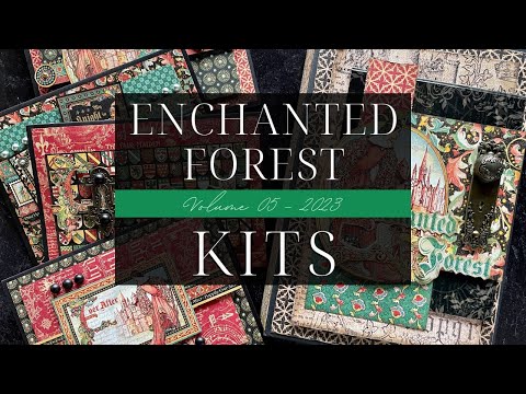 Enchanted Forest Kit Introduction - Vol 05 2023 - Interactive Folio Album & Pop-Up Card Set