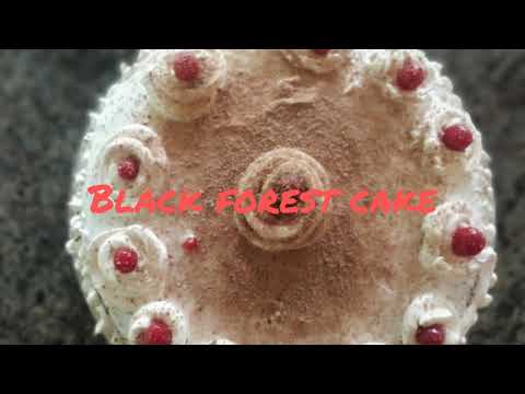 Easy black forest cake recipe// homemade cake//lock down days