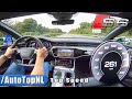 AUDI S6 2020 TOP SPEED on AUTOBAHN (No Speed Limit) by AutoTopNL