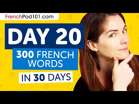 Day 1 10 300 Learn 300 French Words in 30 Days Challenge