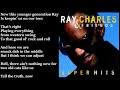 Ray Charles ft. Hank Williams Jr. - Two Old Cats Like Us LYRICS