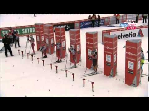 Cross Country Skiing Sprint Ladies & Men Semifinals & Finals World Cup Lillehammer 05.12.2014