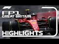 FP1 Highlights | 2022 British Grand Prix