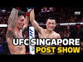 UFC Singapore LIVE Post-Fight Show | Reaction To Holloway's Vicious KO, Korean Zombie's Retirement