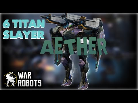 AETHER killed all 6 enemy TITANS | MAHA/VAJRA vs GLAIVE/LANCE | 18 kills on test server | War robots