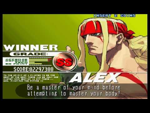Street Fighter III: 3rd Strike - Fight for the Future (Arcade) - (Longplay - Alex | Hard Difficulty)