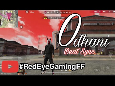 ODHANI BEAT SYNC || FREE FIRE MONTAGE || RED EYE GAMING FF