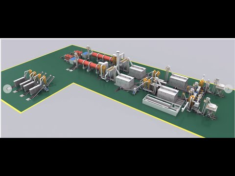 Linha de produção de pellets de madeira YULONG 20TON/H no Vietnã