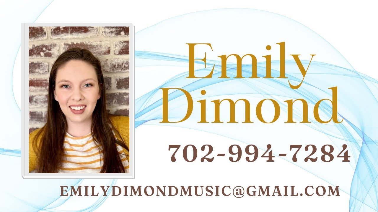 Promotional video thumbnail 1 for Emily Dimond
