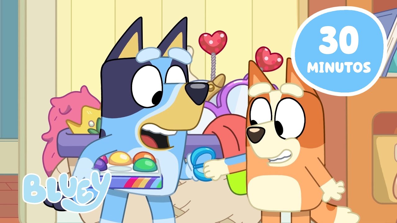 Jogando Jogos com Bluey e Bingo! 🧡 😮 💙 | Episódios Completos | Bluey Português Brasil Canal Oficial