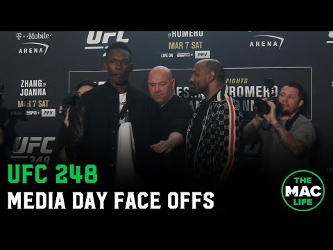 UFC 248 Full Media Day Face Off Highlights