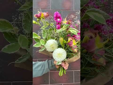 фото букеты на заказ из свежих садовых цветов 0