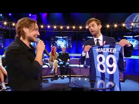 Pär Lernström försöker få Kevin Walker att gå till Djurgårdens fotbollslag - Idol Sverige (TV4)
