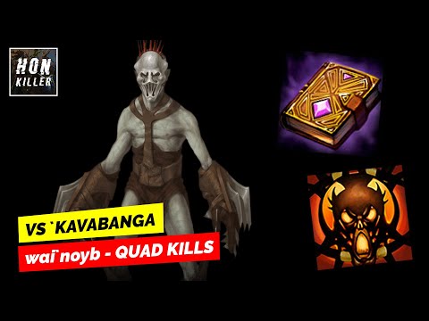 HoN The Madman SYMBOL OF RAGE with GRIMOIRE OF POWER - QUAD KILLS