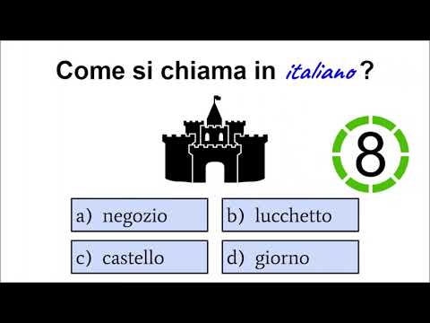 ITALIAN QUIZ 19 - level A1 (easy) | Can You Pass this ITALIAN vocabulary test?