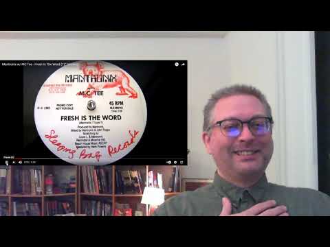 Reaction to Fresh Is The Word by Mantronix with MC Tee