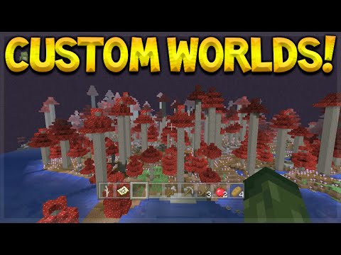 ECKOSOLDIER - NEW ULTRA AMPLIFIED WORLDS! Minecraft Console Edition - Amplified World + Custom Dimensions Biomes