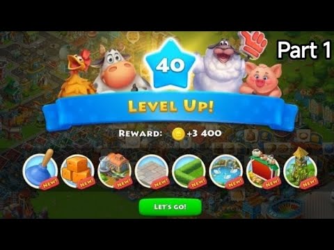 Township Level 40 Gameplay Part 1 | #township_gameplay |@acstownship