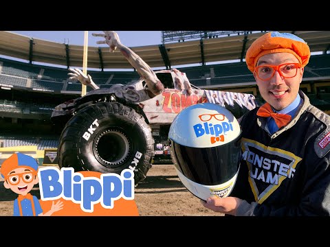 Blippi Explores Monster Trucks At Monster Jam! | Educational Videos for Kids