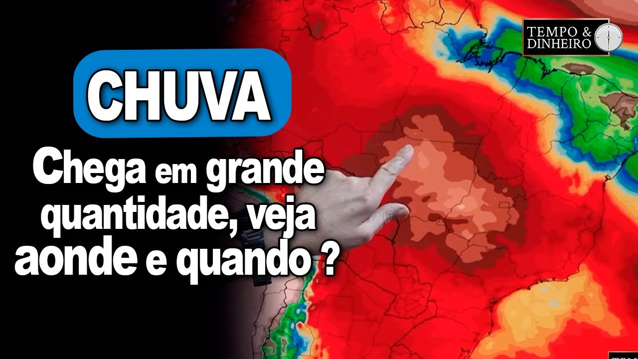 Chuva melhora nas principais regiões do País a partir do dia 06/11. Temperatura cai, diz R.Coutinho