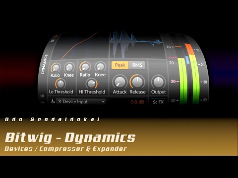 Bitwig - Dynamics - Compressor & Expander (Deutsch)