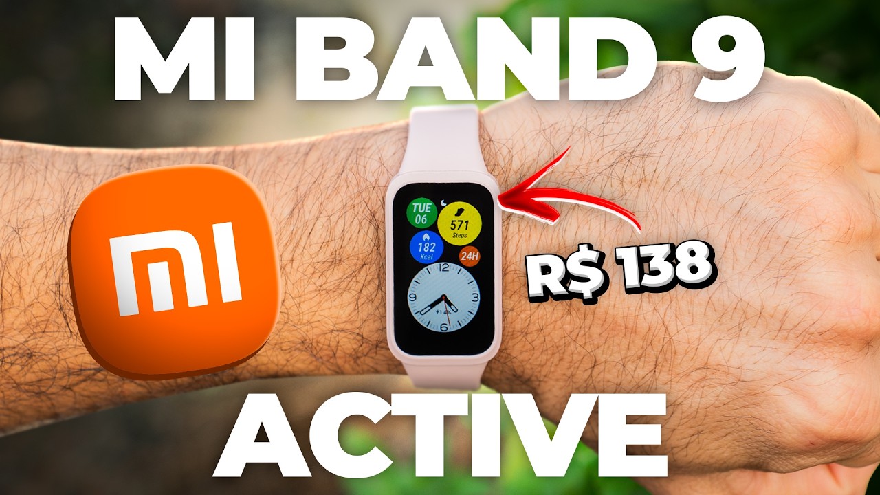 Miniatura da avaliação em vídeo de Smartband Xiaomi Mi Band 9 Active Preto