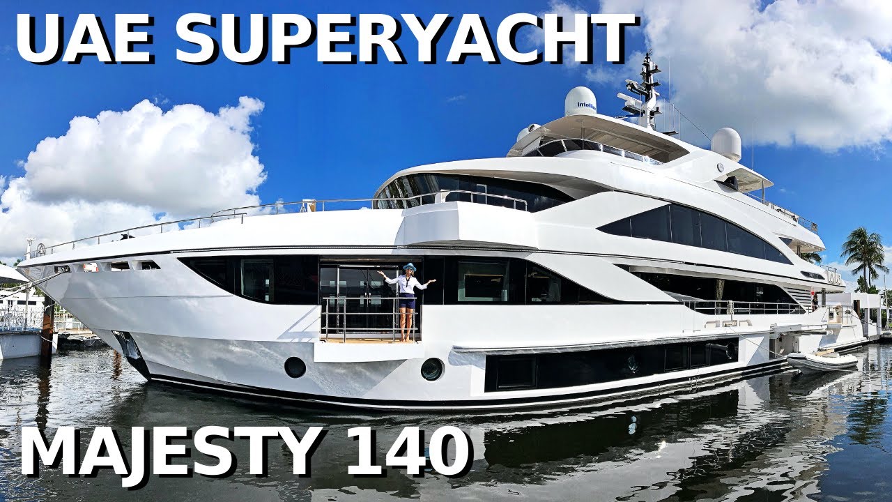 Majesty 140 Superyacht Tour (part 1)