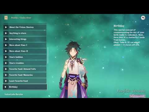 Birthday Greetings: Xiao | Genshin Impact