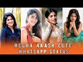 Megha Akash Cute WhatsApp Status JAGA EDITS Tamilwhatsappstatus Jagaedits Meghaakash Crush