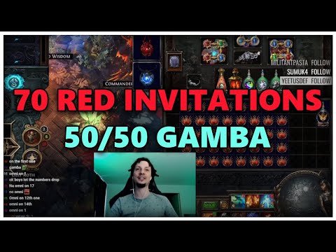 [PoE] 70 Searing Exarch invitations gamba (& Some Mageblood corrupts) - Stream Highlights #644